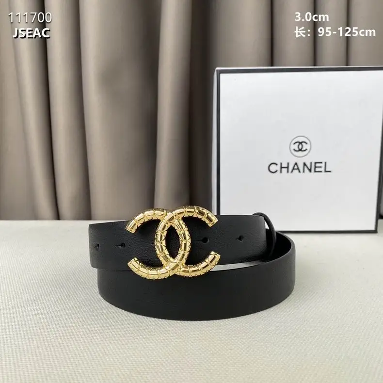 Chanel belt 30mmX90-125cm 8L145